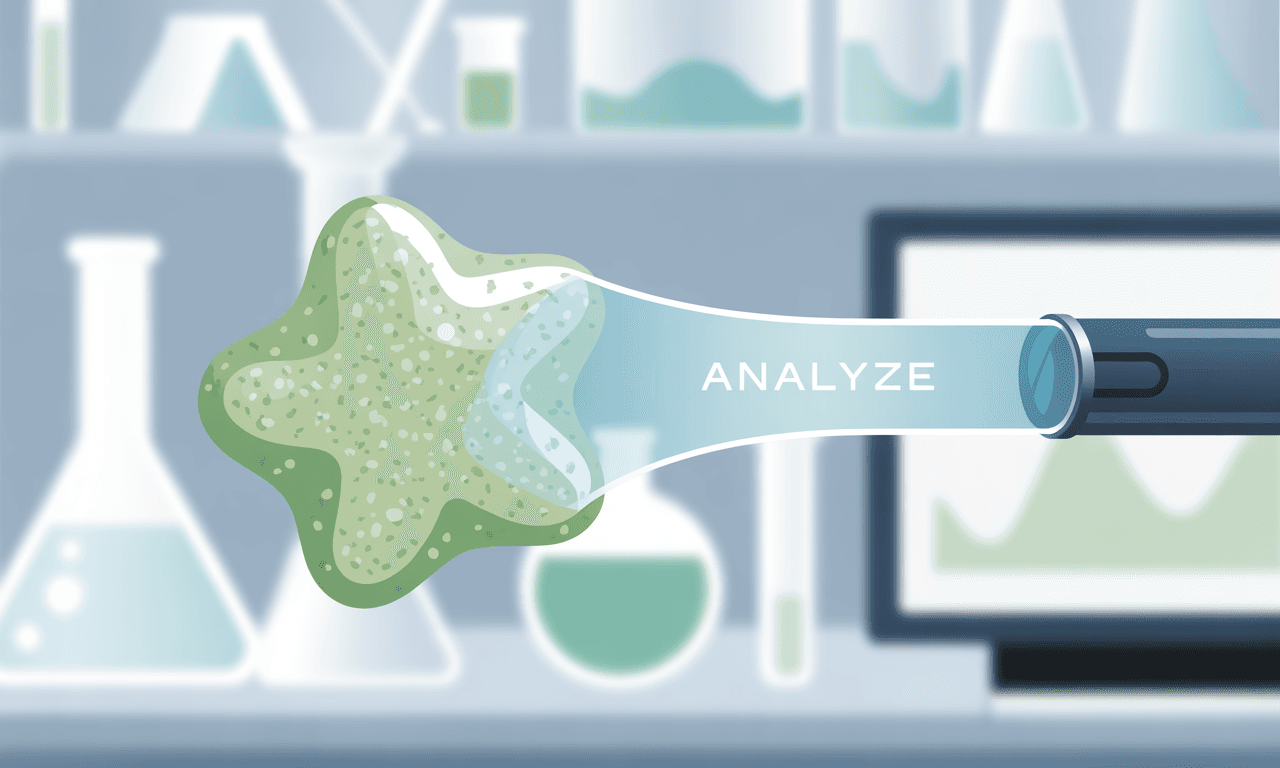 Brain and microplastics visualization